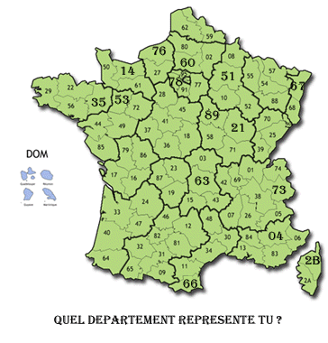 Kel est ton departement?