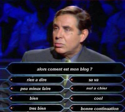 Commen é mon  blog?