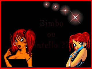 Bimbo ou intello???
