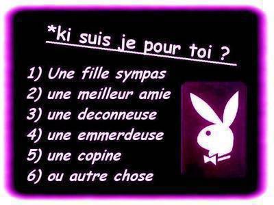 Ki je sui pour toi?